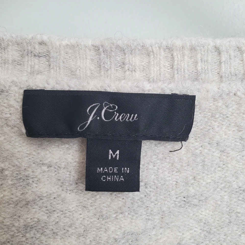 J.CREW Gemstone Sweater in Supersoft Yarn Size Medium Wool Blend